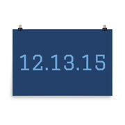 Custom Name / Initials / Date - Navy
