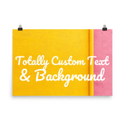 Custom Background & Text