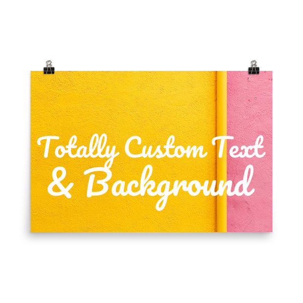 Custom Background & Text
