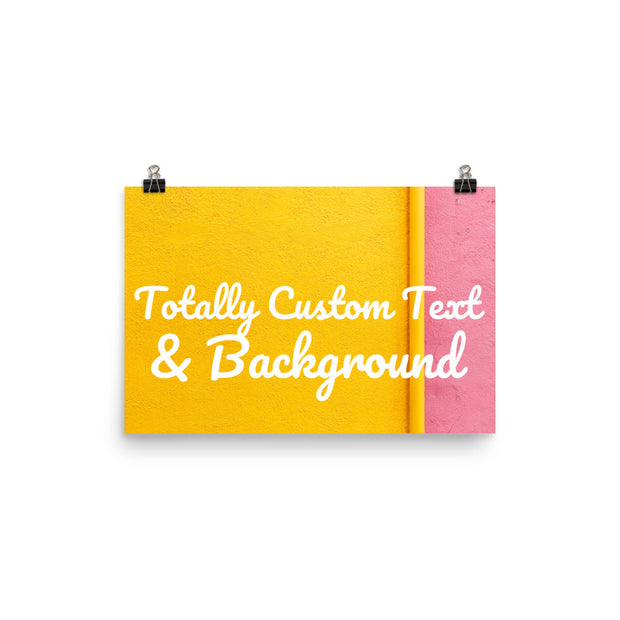 Custom Background & Text