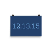Custom Name / Initials / Date - Navy