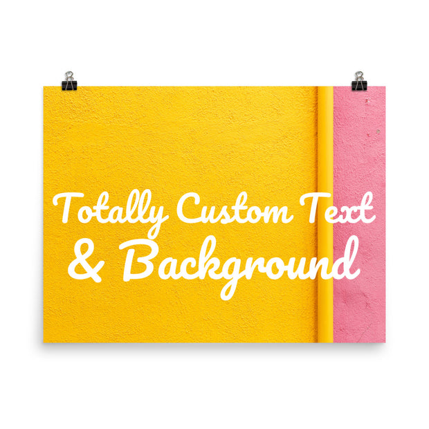Custom Background & Text