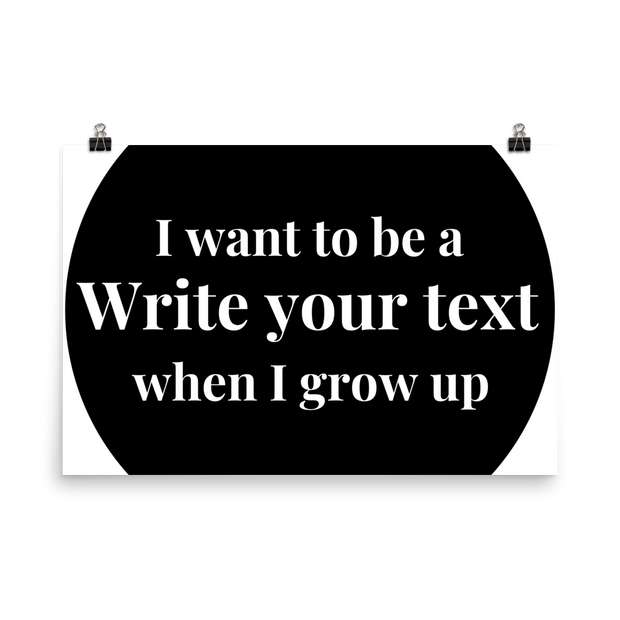 When I Grow Up - Horizontal