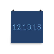 Custom Name / Initials / Date - Navy