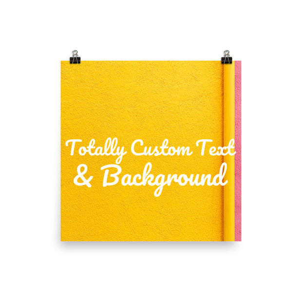 Custom Background & Text