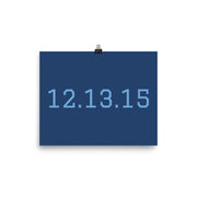 Custom Name / Initials / Date - Navy