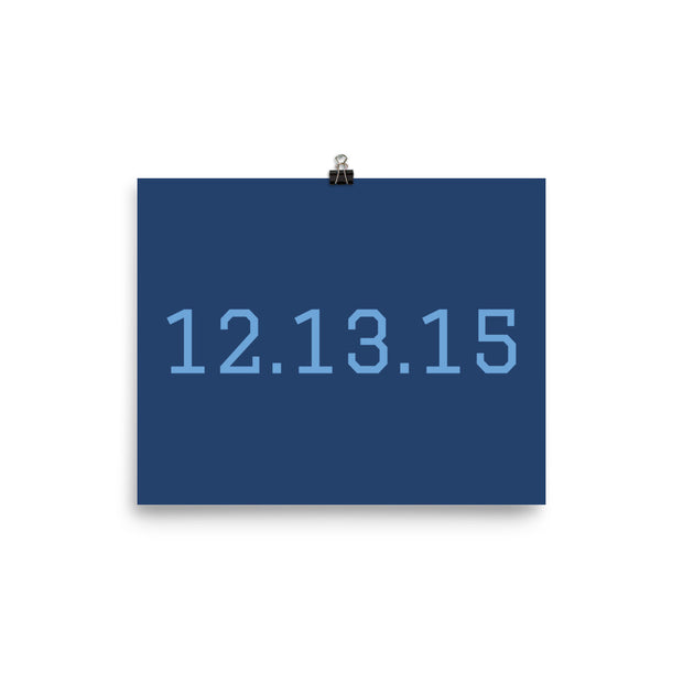Custom Name / Initials / Date - Navy