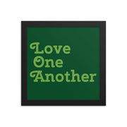 Love One Another - Green Poster