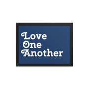 Love One Another - Navy Poster