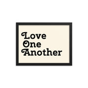 Love One Another - Cream Poster
