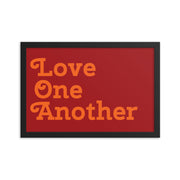 Love One Another - Red Poster