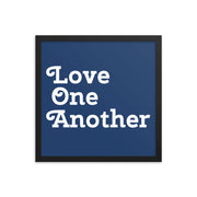 Love One Another - Navy Poster