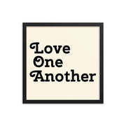Love One Another - Cream Poster