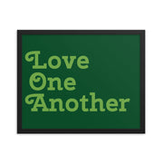 Love One Another - Green Poster