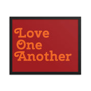 Love One Another - Red Poster