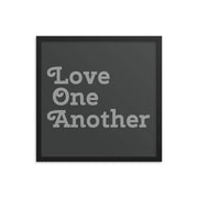 Love One Another - Grey Poster
