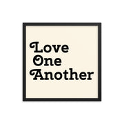 Love One Another - Cream Poster