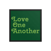 Love One Another - Green Poster