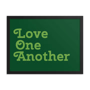 Love One Another - Green Poster