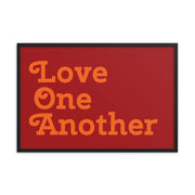 Love One Another - Red Poster