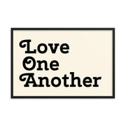 Love One Another - Cream Poster