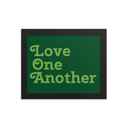 Love One Another - Green Poster