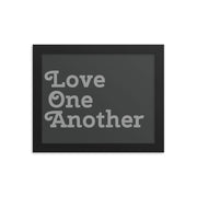 Love One Another - Grey Poster
